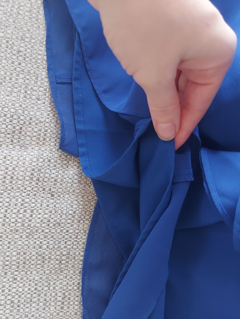 Guess Royal Blue A-Line Dress - Picture 4 of 4